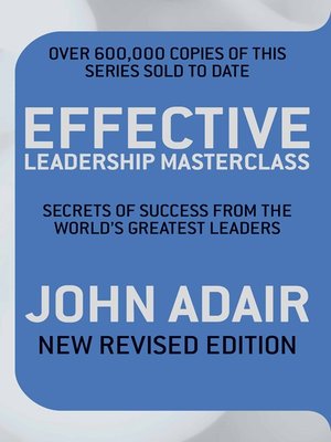 cover image of Effective Leadership Masterclass